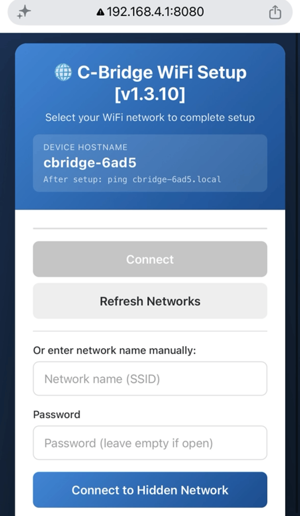 Wi-Fi Setup (SoftAP Mode) — reference image 3
