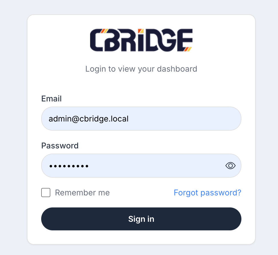 Step 1: Log In for the First Time — reference image 1